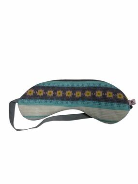 Victoria’s Secret Sleep Eye Mask Soft Knit Floral Stripe Travel Sleep Mask